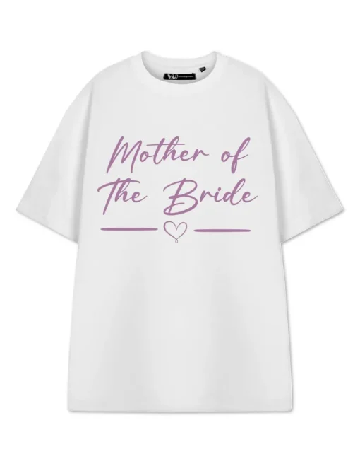 Show Me The Merch Mother Of The Bride White T Shirt