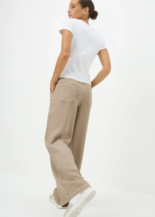 Stone Wide Leg Comfort Fit Jeans