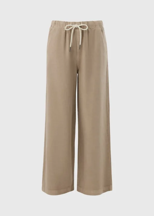 Stone Wide Leg Comfort Fit Jeans