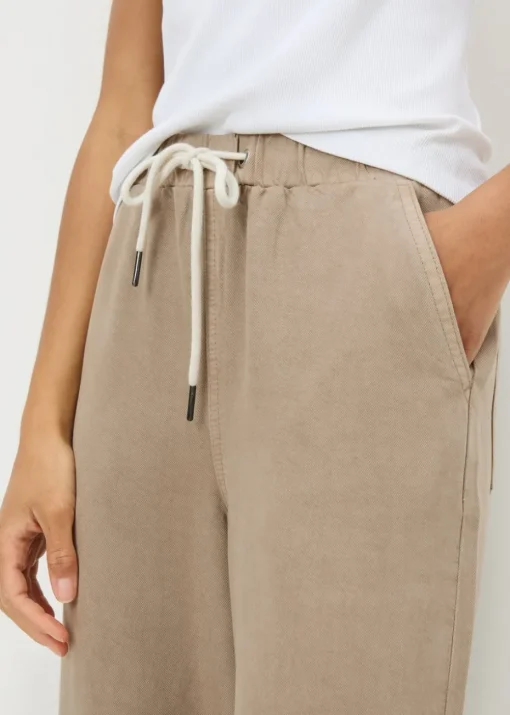 Stone Wide Leg Comfort Fit Jeans