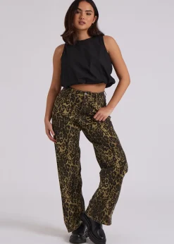 Urban Bliss Black Open Back Bubble Hem Top