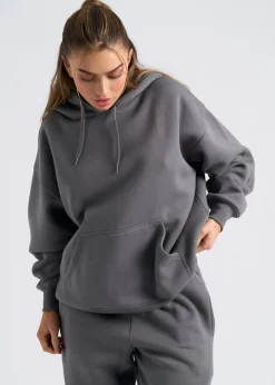 Urban Bliss Charcoal Oversized Hoodie
