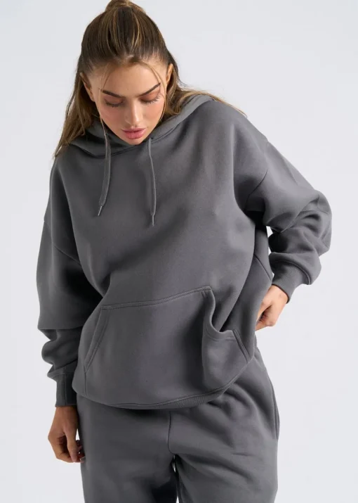 Urban Bliss Charcoal Oversized Hoodie
