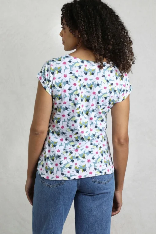 Weird Fish Blue Paw Paw Printed T-Shirt