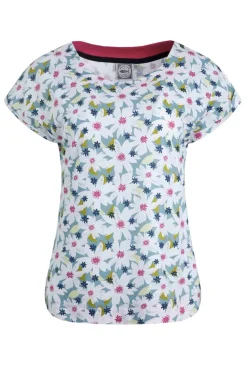 Weird Fish Blue Paw Paw Printed T-Shirt