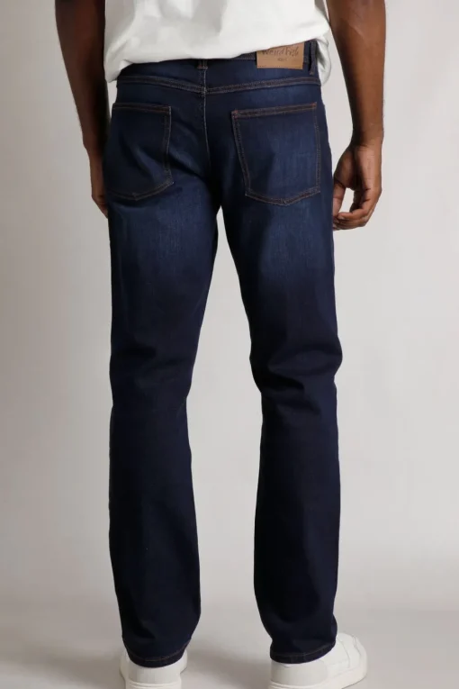 Weird Fish Denim Blue Eddie Straight Leg Denim Jeans