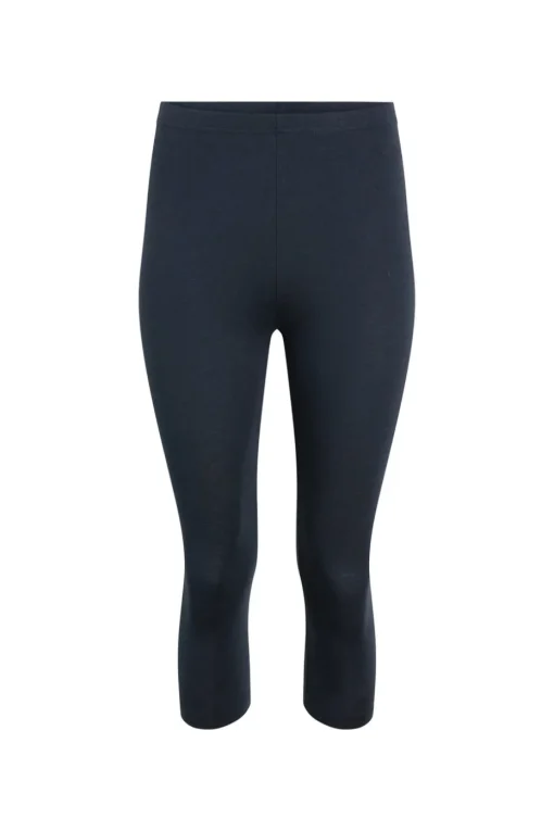 Weird Fish Navy Blondie Cropped Leggings