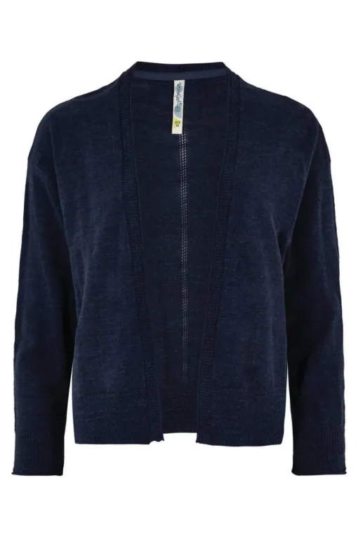 Weird Fish Navy Limon Outfitter Cardigan