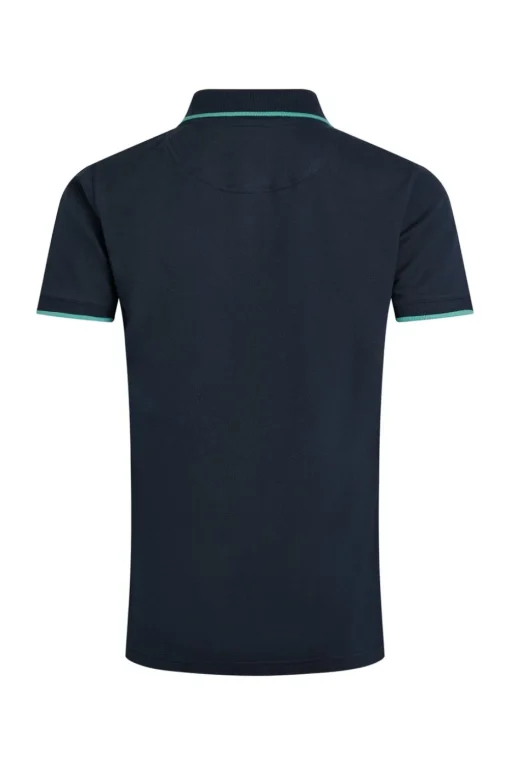 Weird Fish Navy Pammie Pique Polo Shirt
