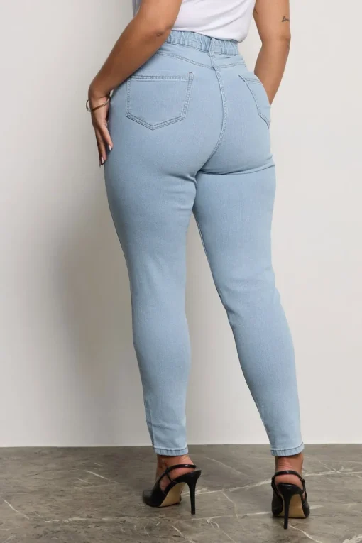 Yours Curve Light Blue Stretch Skinny Ava Jeans